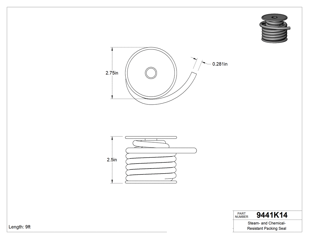 Technical drawing - 9441K14